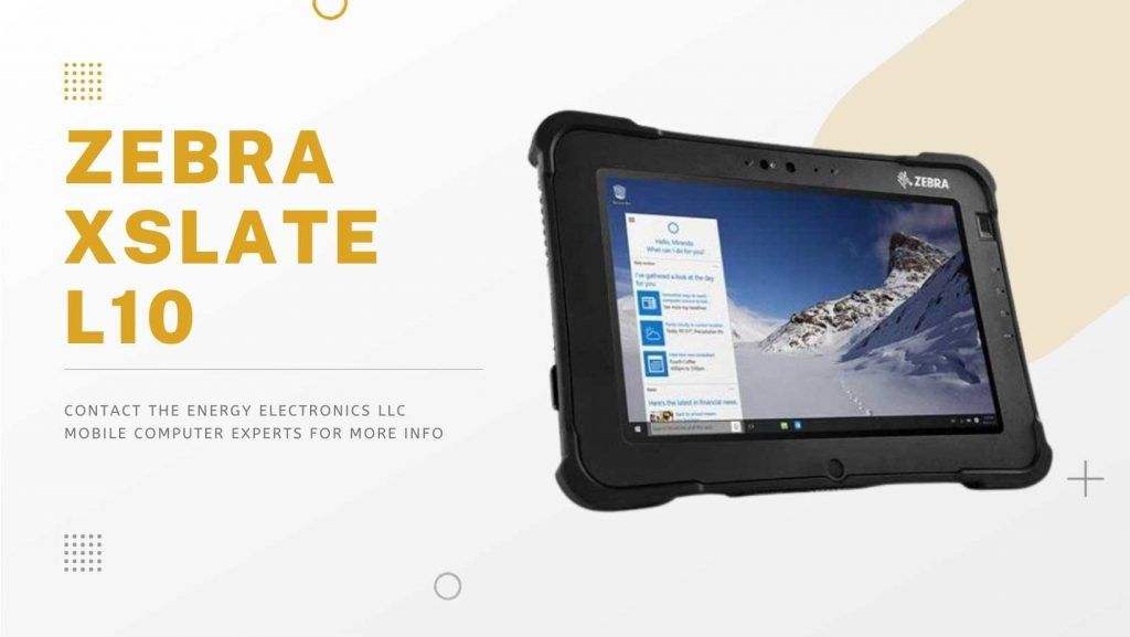 Zebra XSLATE L10 tablets with barcode scanners