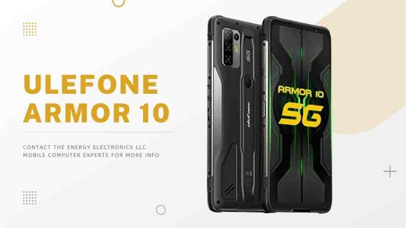 Ulefone Armour 10 5G rugged phone front and back