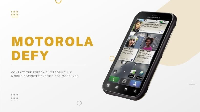 Motorola Defy smartphone rugged with info 