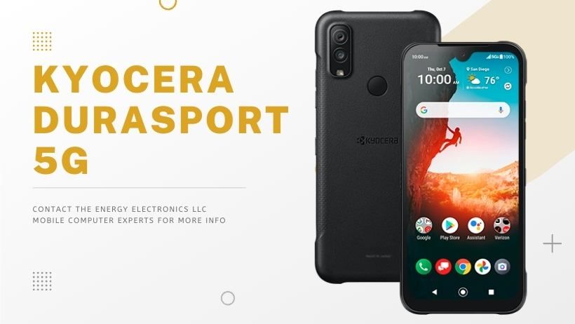 Kyocera Durasport 5G front and back view and info