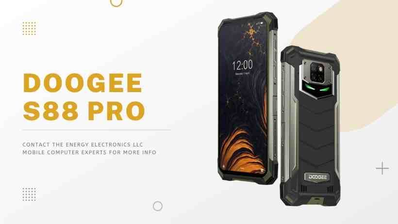 Doogee S88 Pro front and back with info