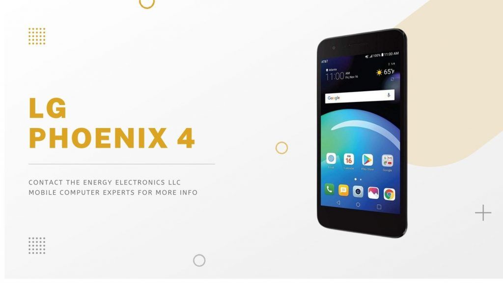 LG phoenix 4 smartphone