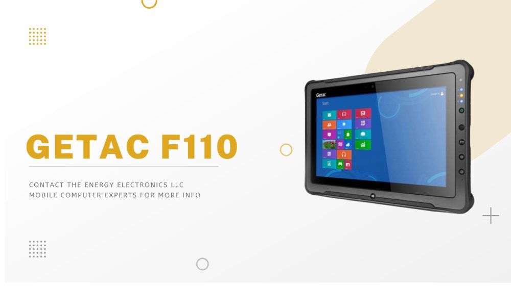 Getac F110 Tablet black with Barcode Scanner