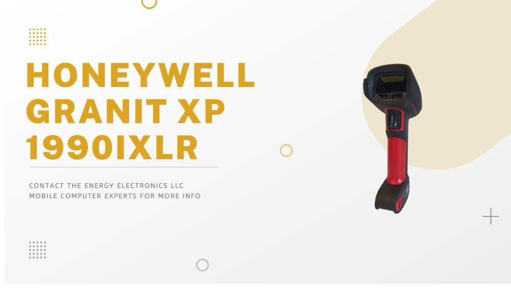honeywell granit XP 1990iXLR red and black handheld scanner