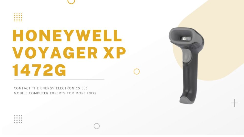 Honeywell Voyager XP 1472g grey and black handheld barcode scanning device