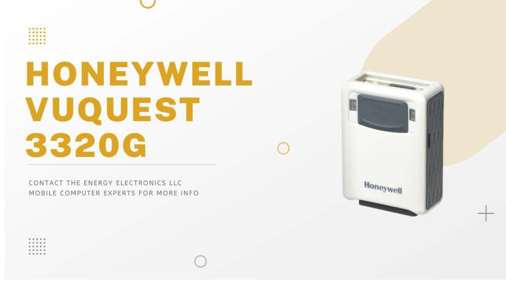 Honeywell vuquest 3320g white and gray barcode scanner