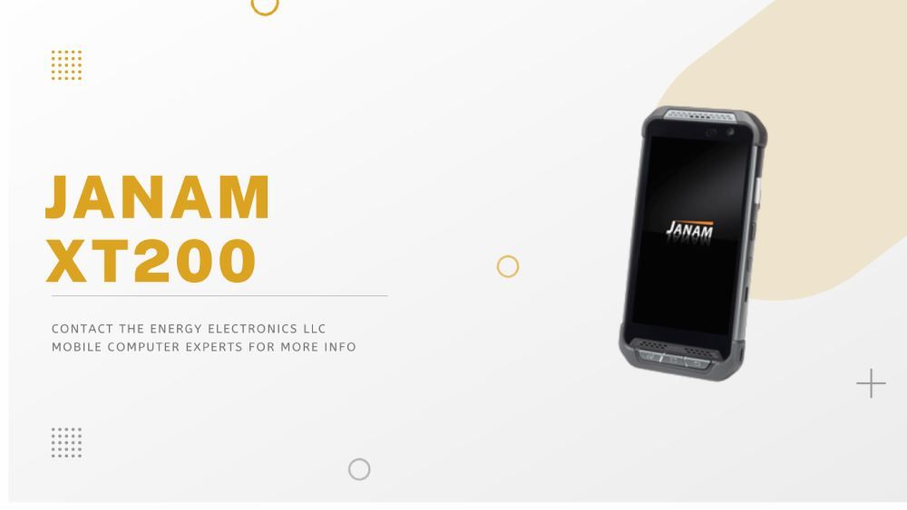 Janam XT200 grey and black smartphone design scanner