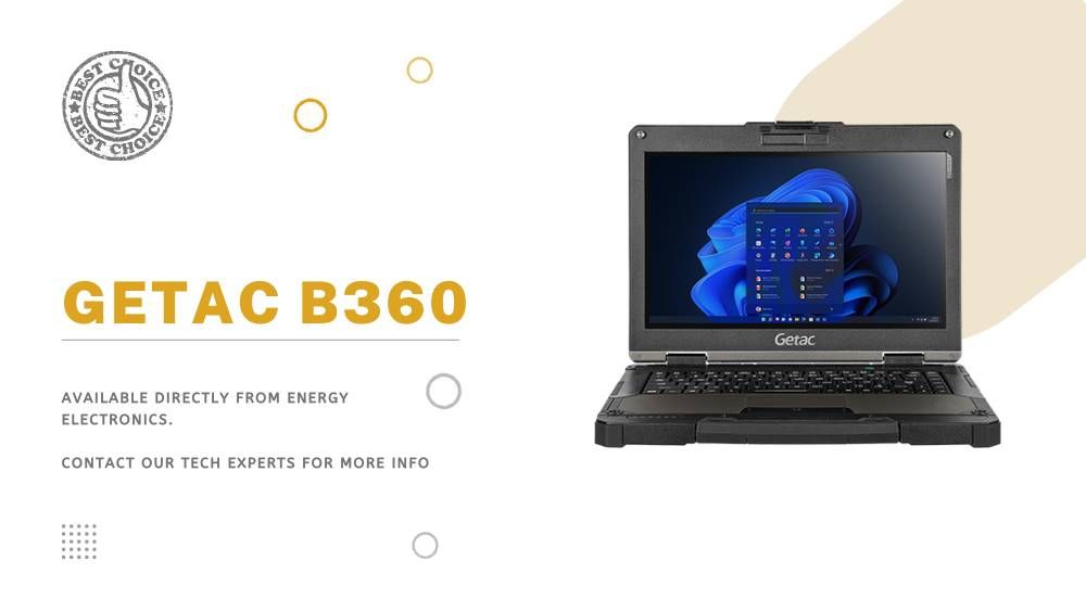 Getac B360 rugged laptop