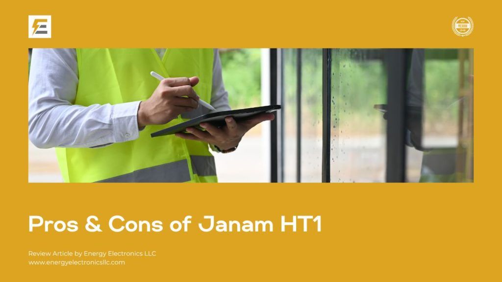 Pros and Cons Janam HT1