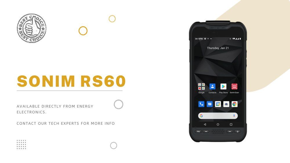 Sonim RS60 handheld device