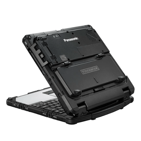 open Panasonic Toughbook 33 tablet back view