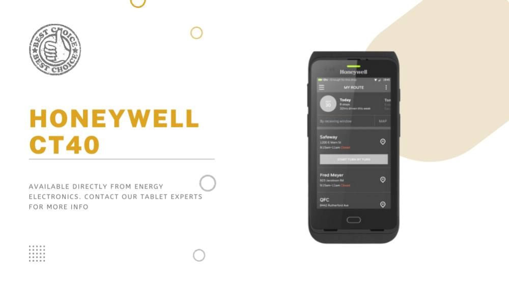 Honeywell CT40 handheld mobile device