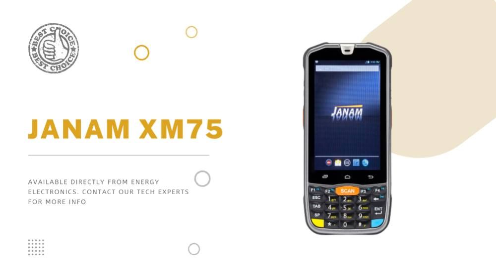 Janam XM75 handheld mobile device