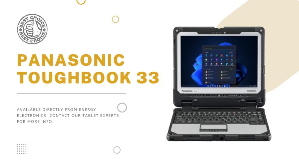 Panasonic Toughbook 33 front display