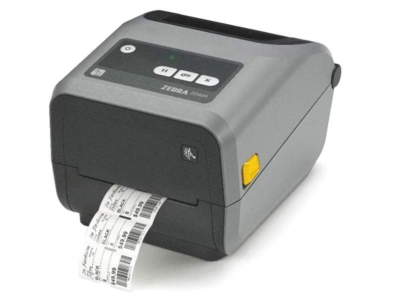 grey ZD420 desktop printer 