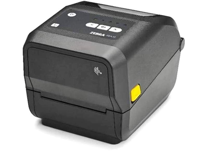 black ZD420 desktop printer facing left