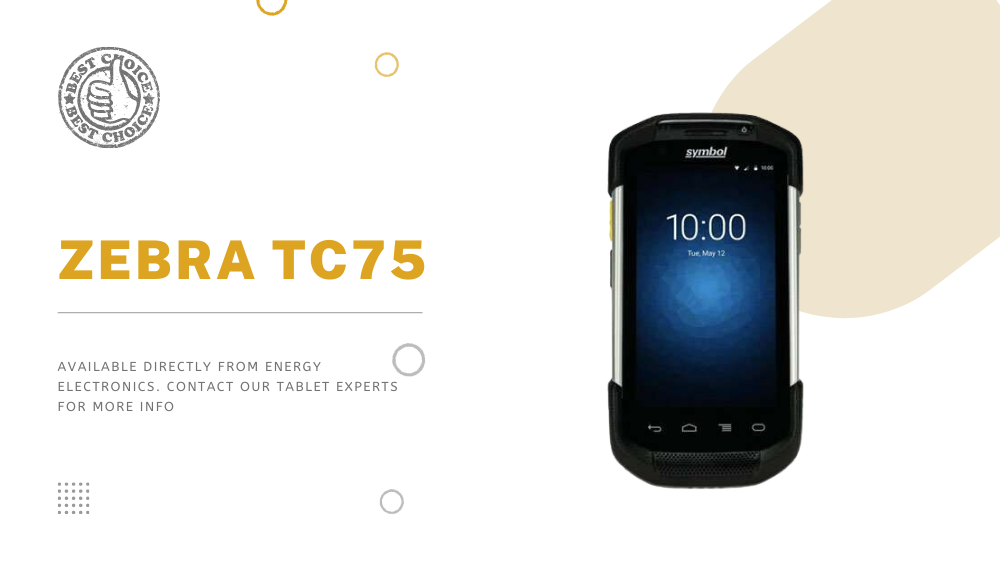 Zebra TC75 android handheld device