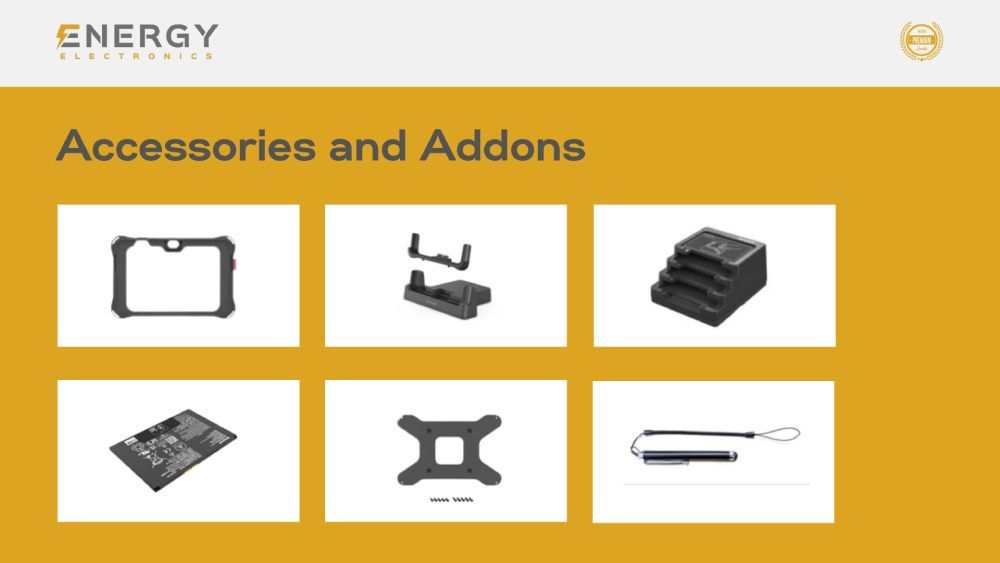 EDA10A tablet accessories and addons