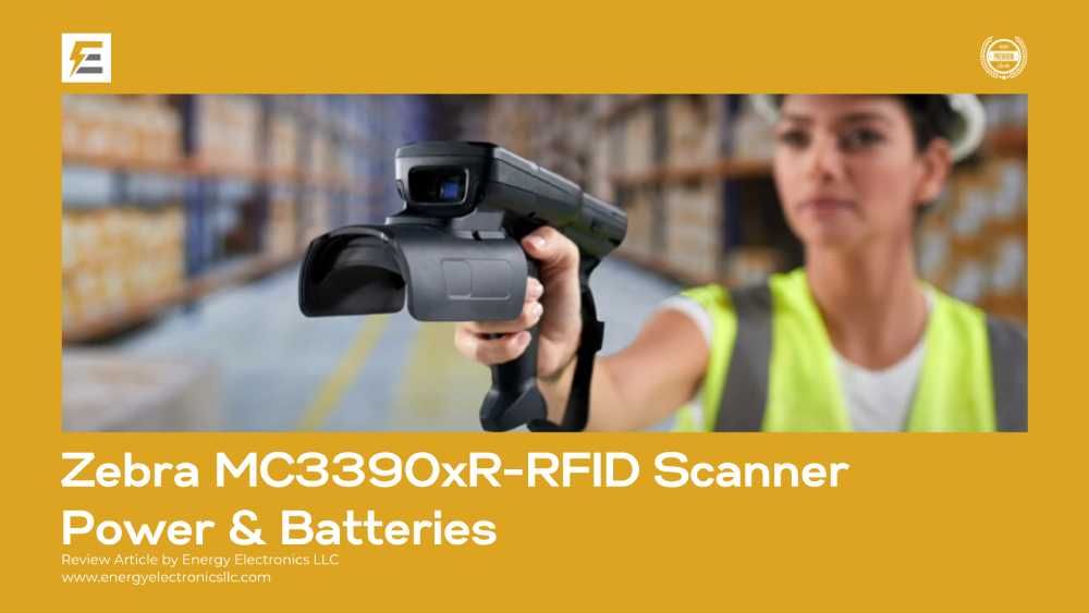 Zebra MC3390xR-RFID Scanner Power and Batteries