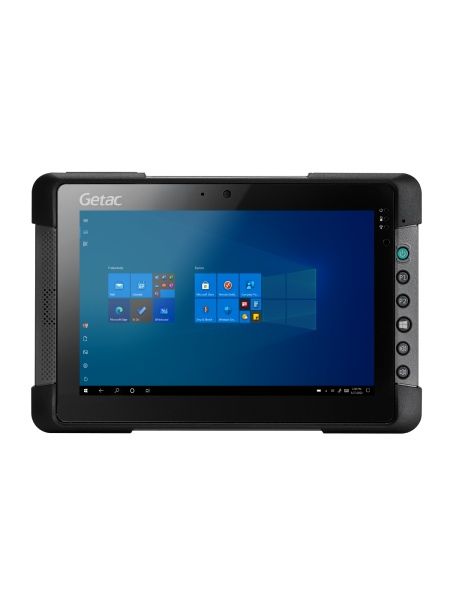 Black Getac T800 rugged tablet facing front