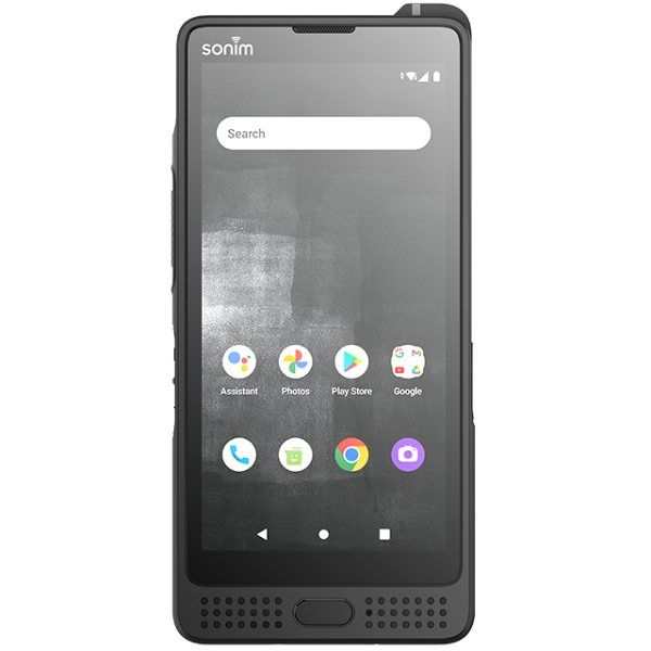 Dark grey Sonim XP10 Smartphone front facing