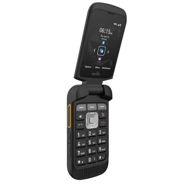 Sonim XP3+ flip phone right facing