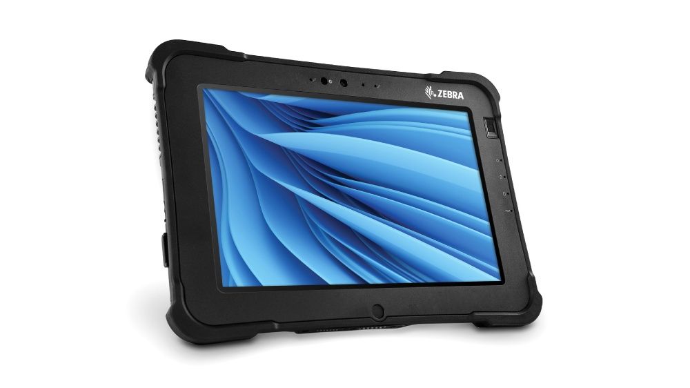 Black Zebra L10ax Windows Rugged Tablet facing right